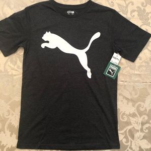 Boys PUMA T-shirt Dark Gray Size XL (18-20)